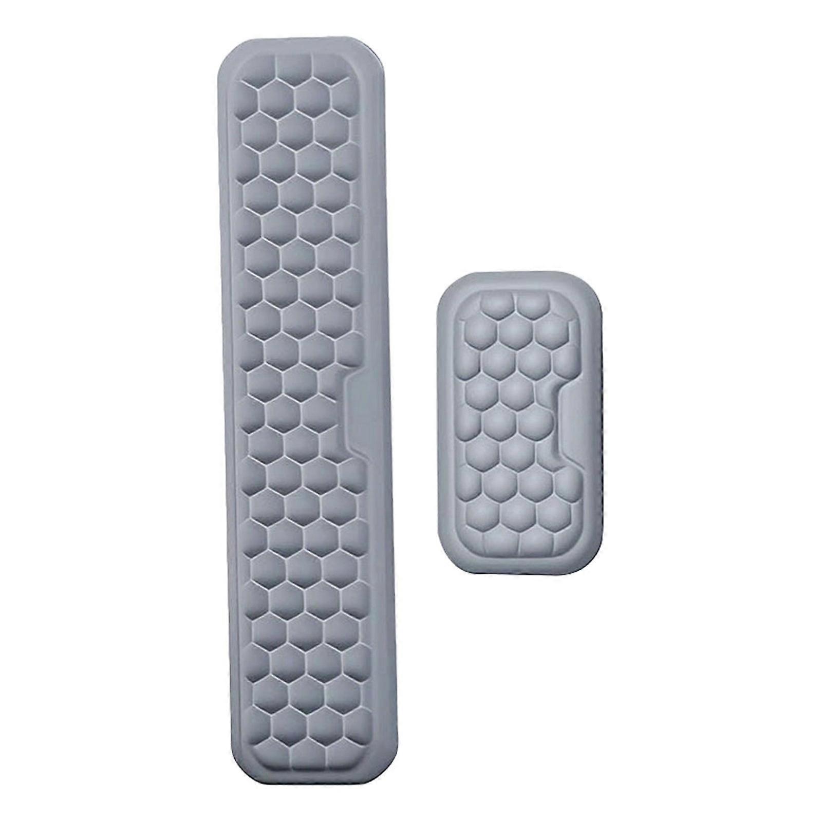 Gray Massage Texture Mouse Pad Keyboards Hand Rest Keyboards Wrist Rest Pad Wrist Support Computer for Rest Multicolor