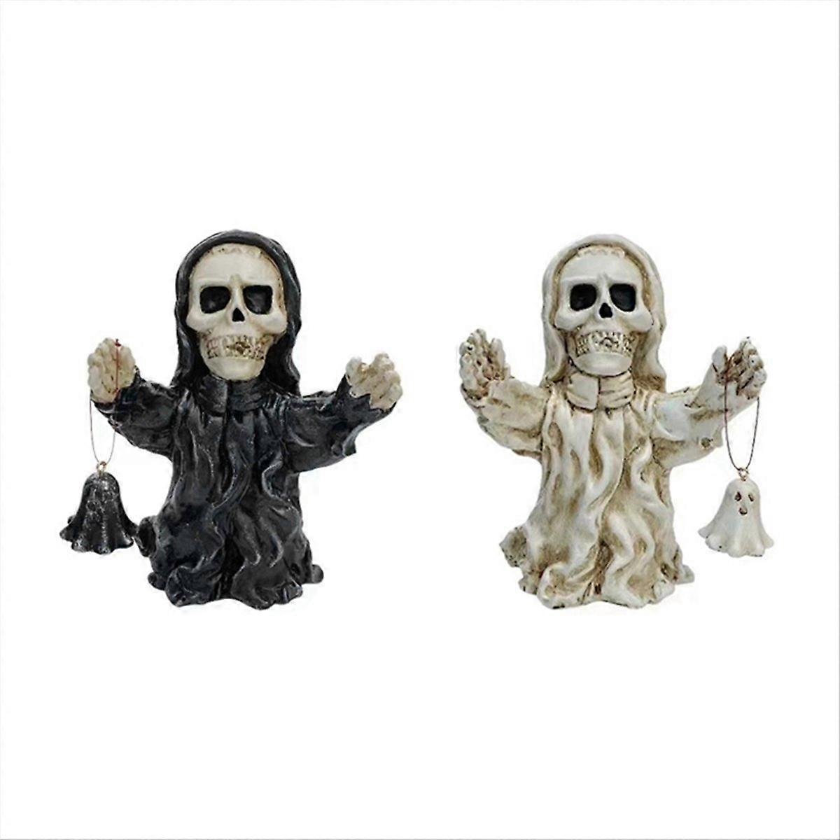 Headband skull decoration Skeleton Figurines Cool Statue C
