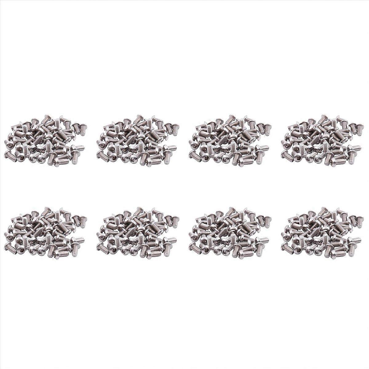 M6x12mm Stainless Steel Hex Socket Button Head Screws 50 Pcs