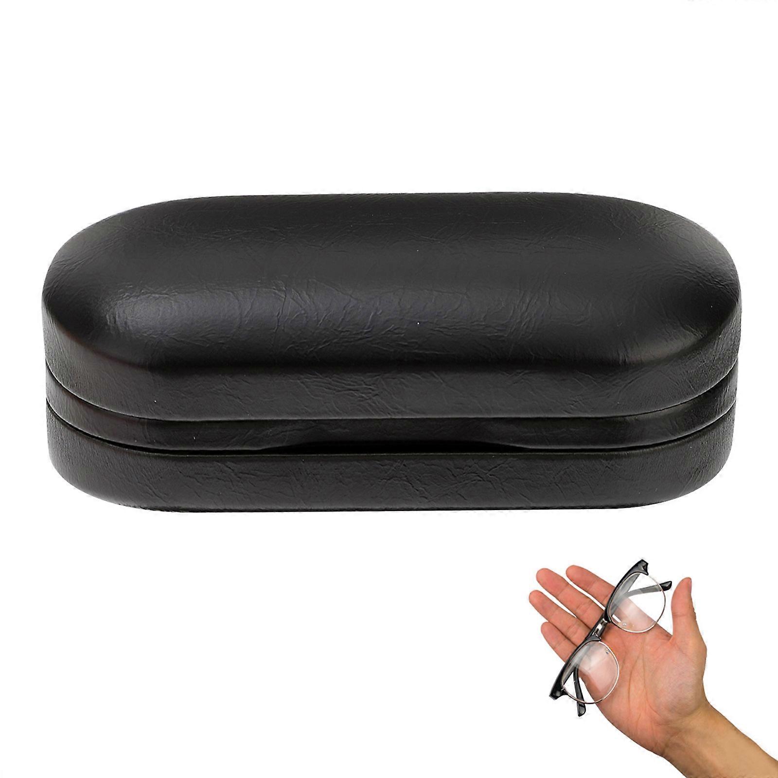 Eyewear Organizer Double Layer Design Glasses Case Portable for Daily Use 1Pack