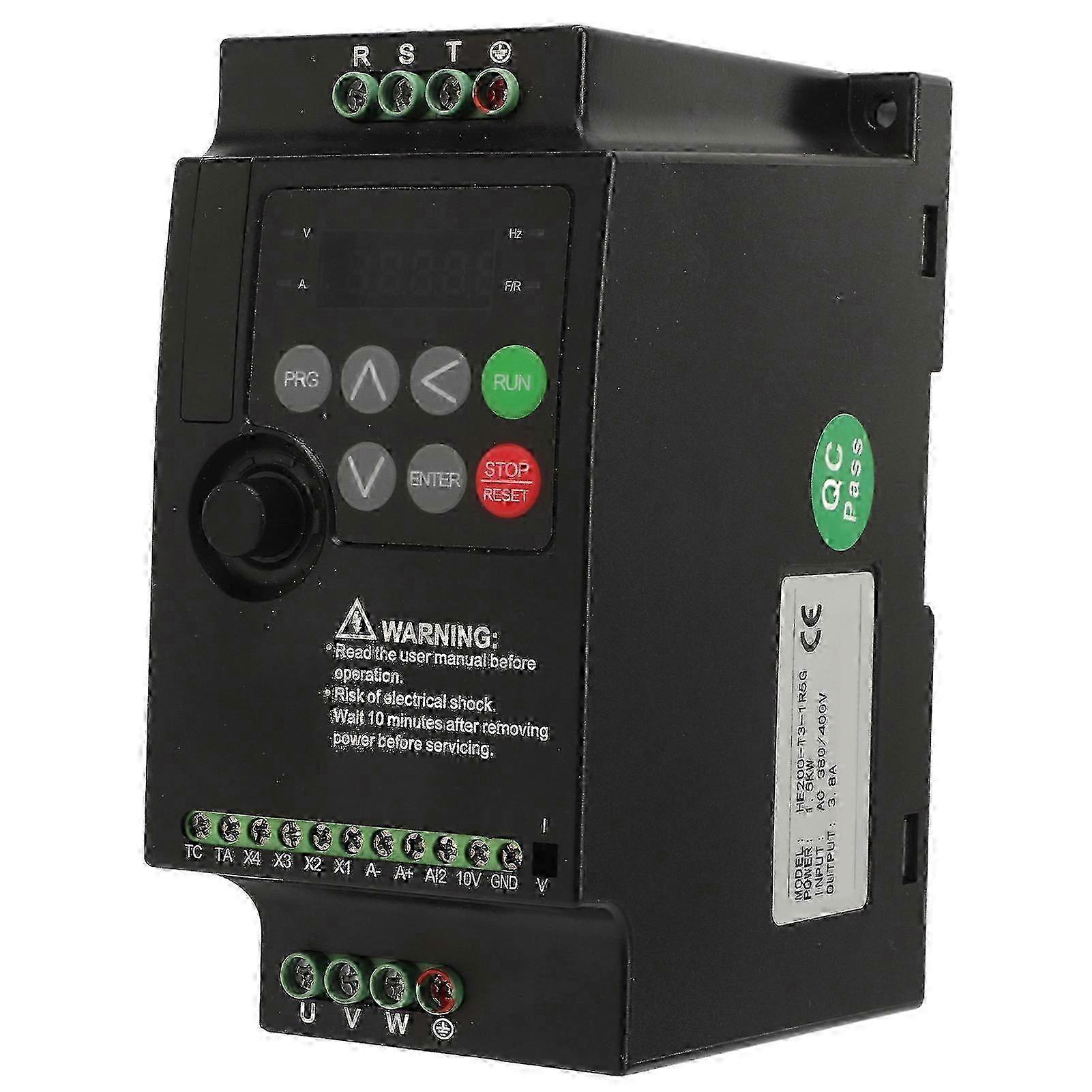 1.5KW Variable Frequency Drive VFD AC380-400V Input AC380V Output 3 Phase for Pump Lathe Motor
