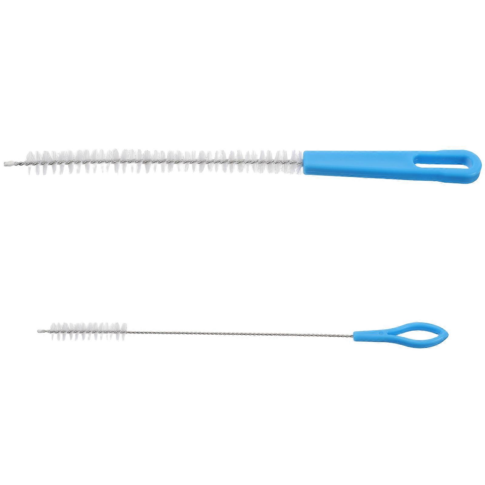 Multifunction Cleaning Brush Stainless Steel For Kitchenware Bottles Teapots Container Cleaning 2Pack