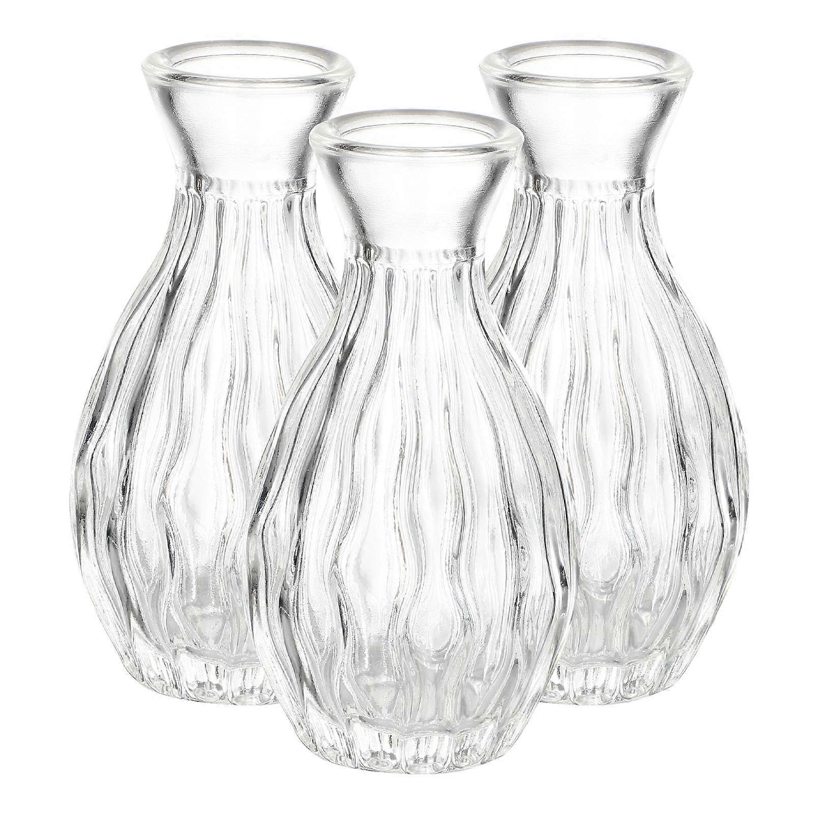 Aromatherapy Jars Glass Diffuser Bottles for Storage 9Pcs Transparent