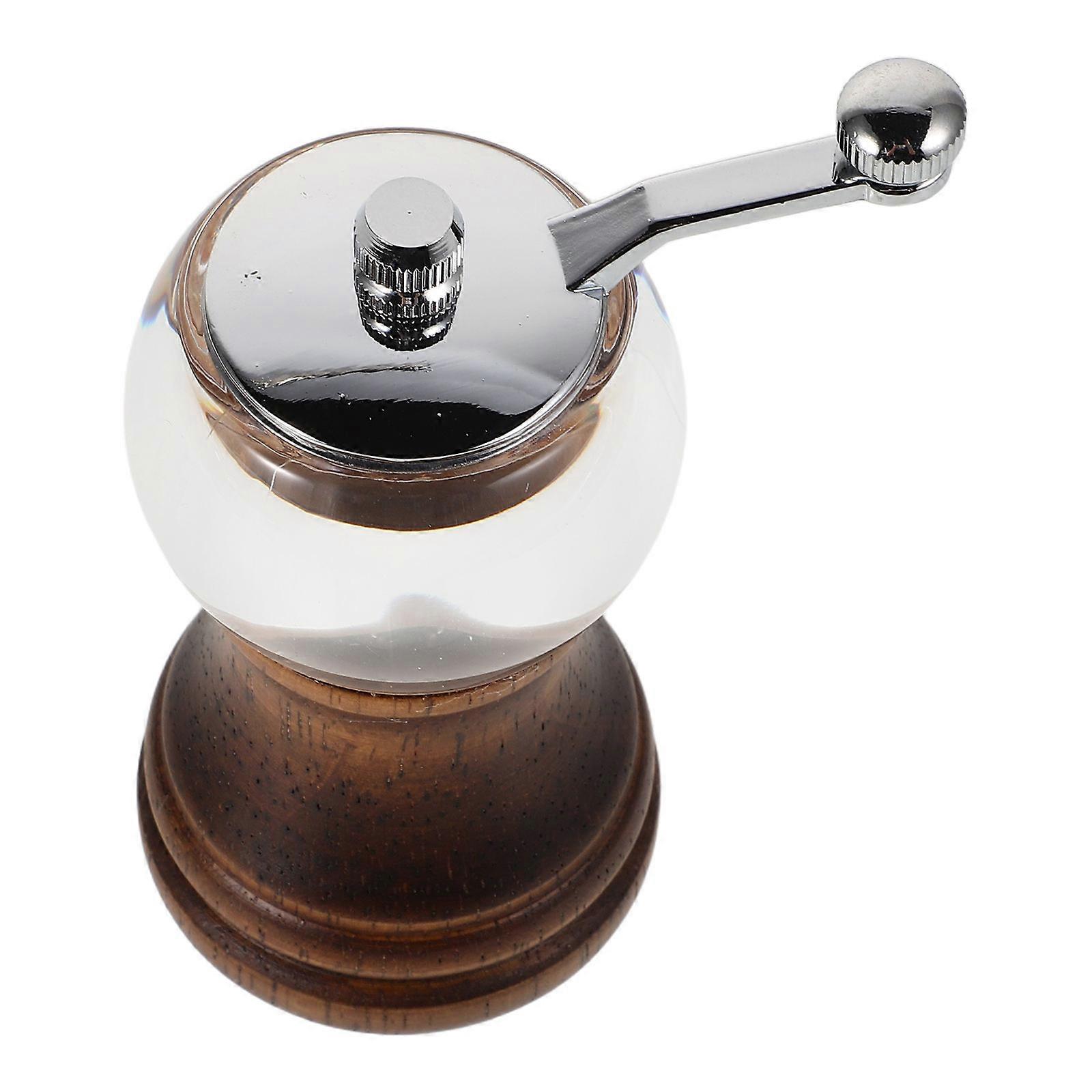 Mini Pepper Grinder with Crank Handle for Bbq and Kitchen