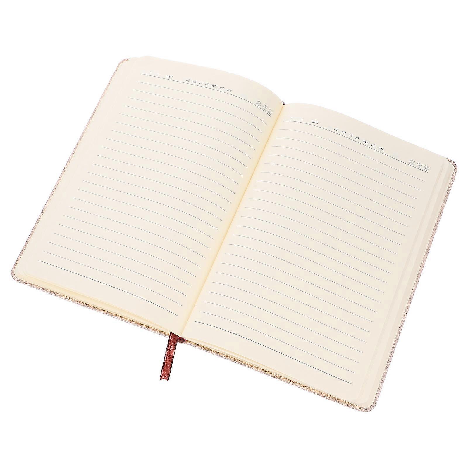 Hardcover Glittery Journal for Daily Use with Elastic Band