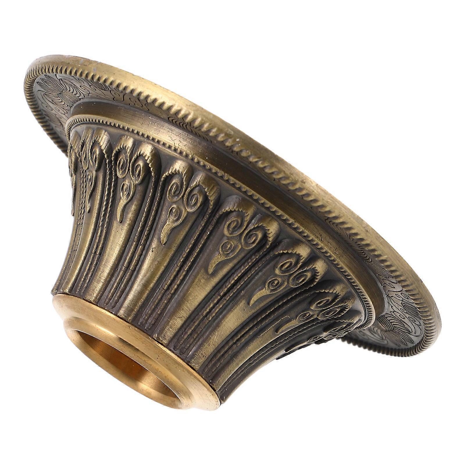 Handheld Copper Prayer Wheel Support Stand with Base