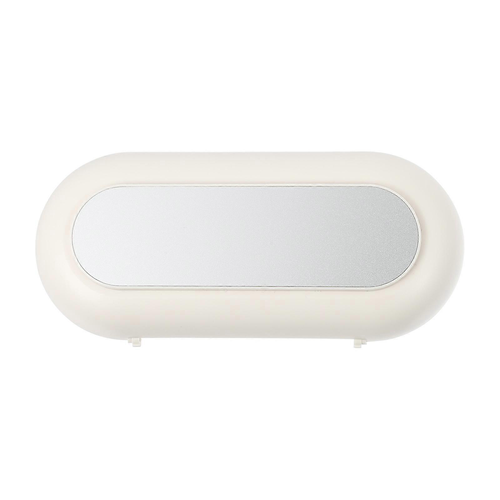 Car Sunglasses Case Storage Box with Holder for Auto 2Pcs White