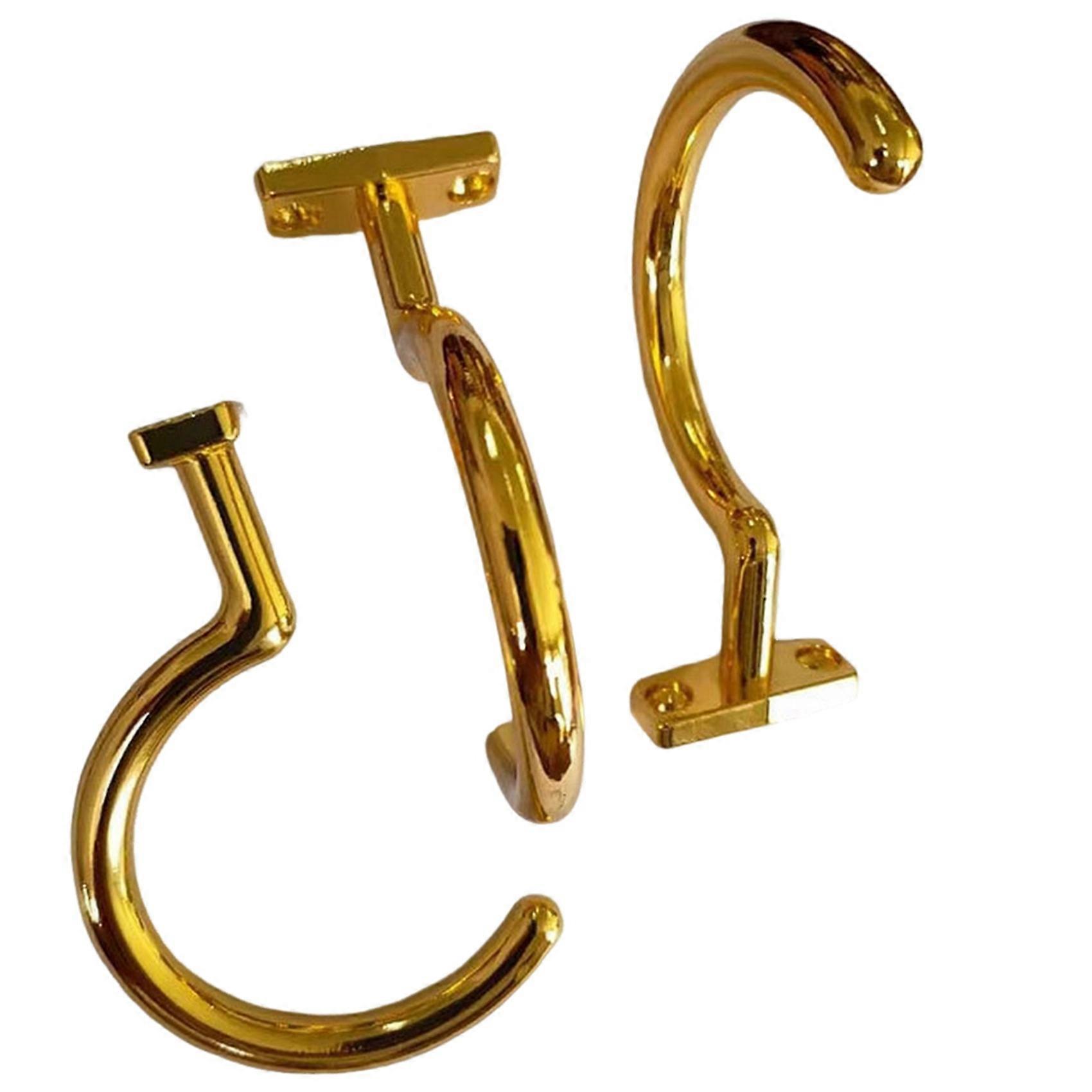 4X Billiard Table Cue Brass Hook Triangular Frame Stick Hook Pool Holder Pool Table Accessories
