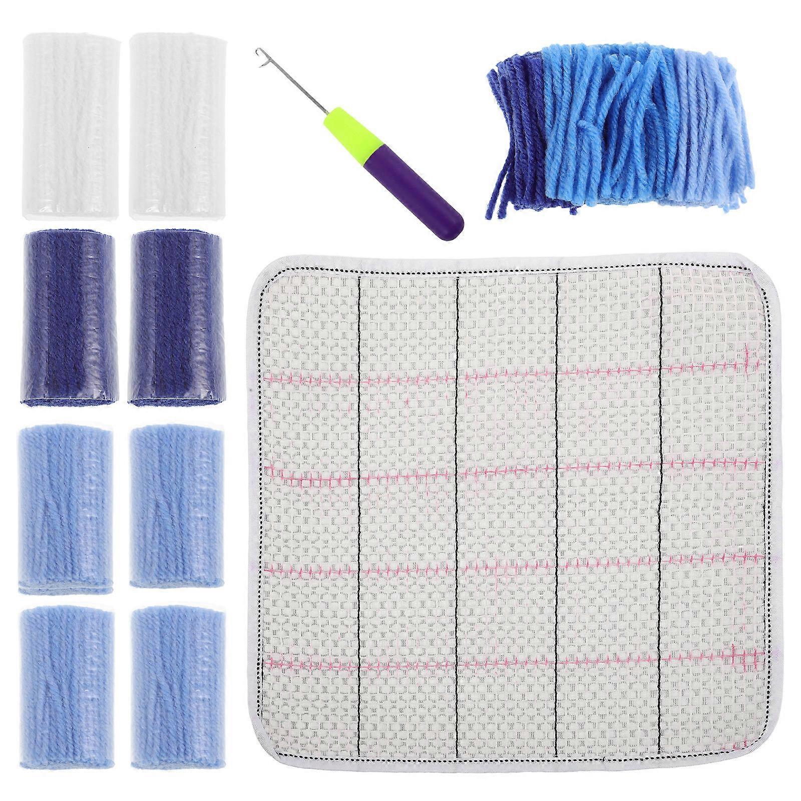 Latch Hook Rug Kit Carpet Crochet Kit 1Set for Decorative Craft