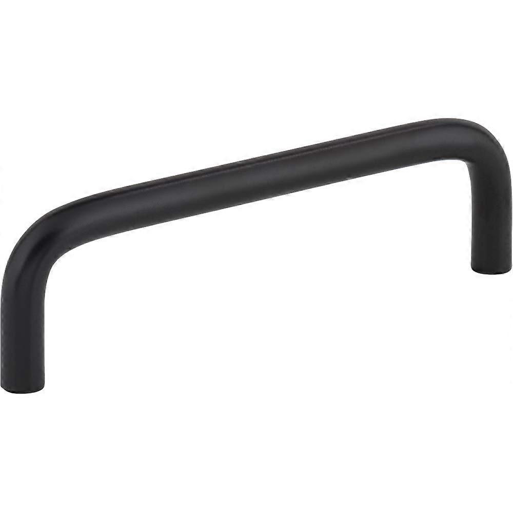 4 Inch Matte Black Cabinet Pull, Modern Drawer Handle for Kitchen, Durable Hardware