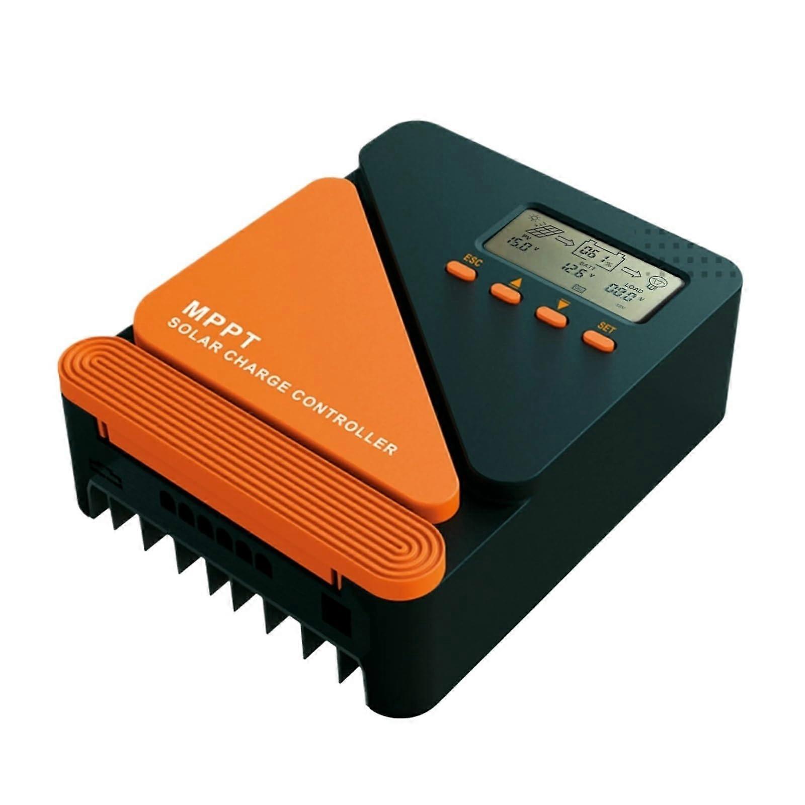 Efficient MPPT Solar Controller 40/60A 12/24V Battery Compatibility 18100V Input Dual Cooling Fans