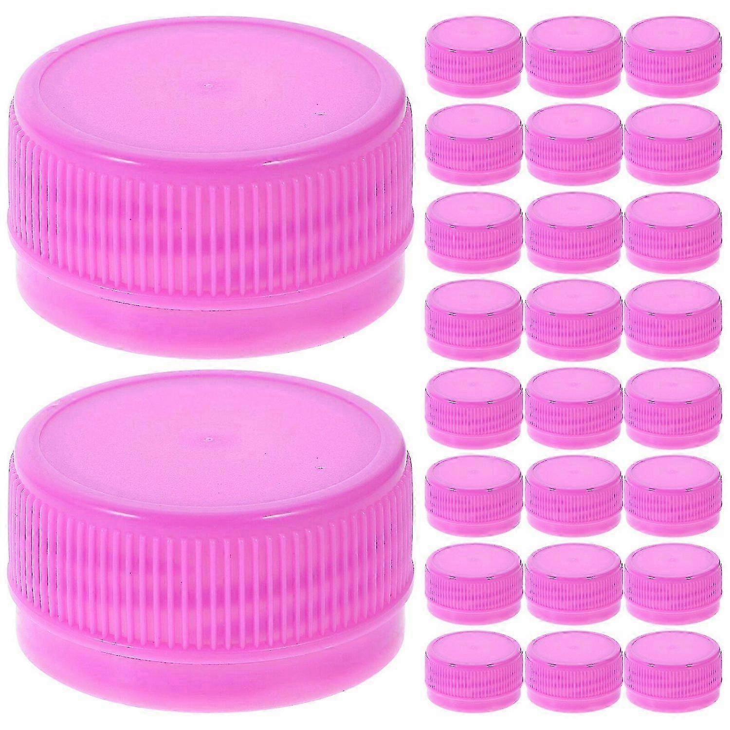 Plastic Bottle Caps for Educational Use - 100pcs Colored Drink Bottle Lids