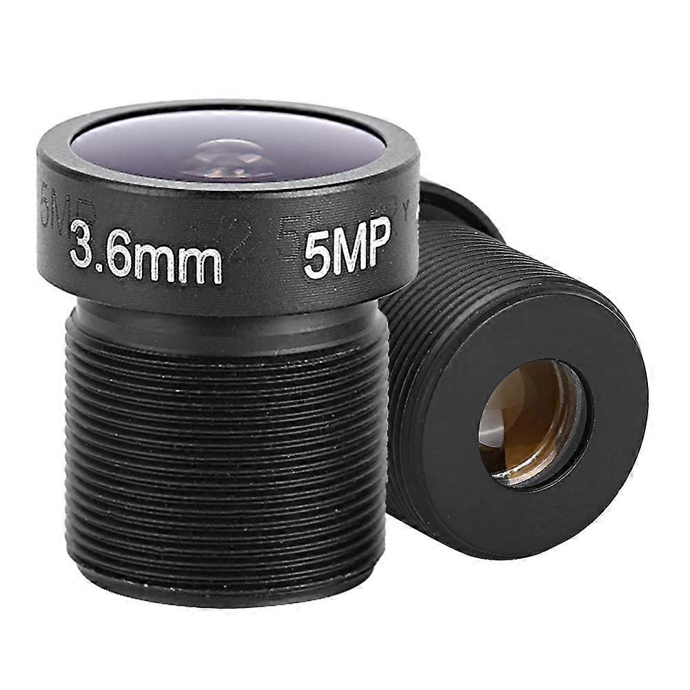 3.6mm Wide Angle CCTV Security Camera Lens 5MP Ultra Clear 90° Fixed Focus Night Vision