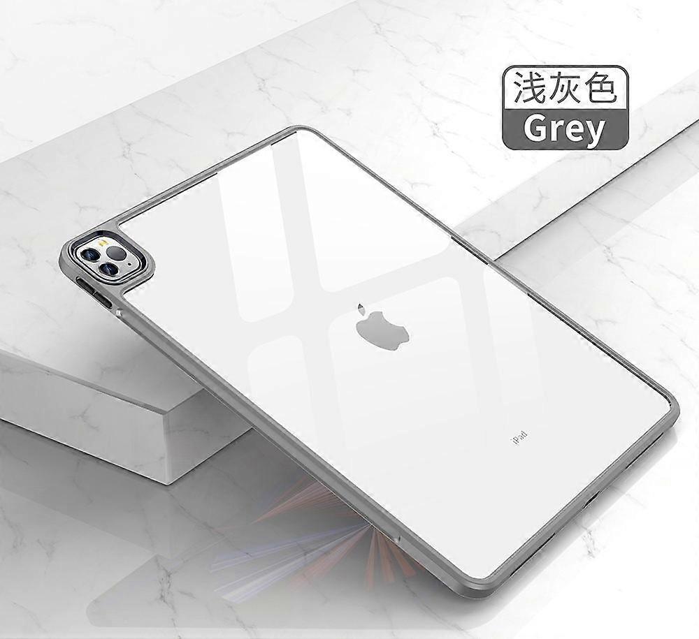 Stylish Case For Ipad 10 10.9" Gray Transparent 2-in-1 Simple