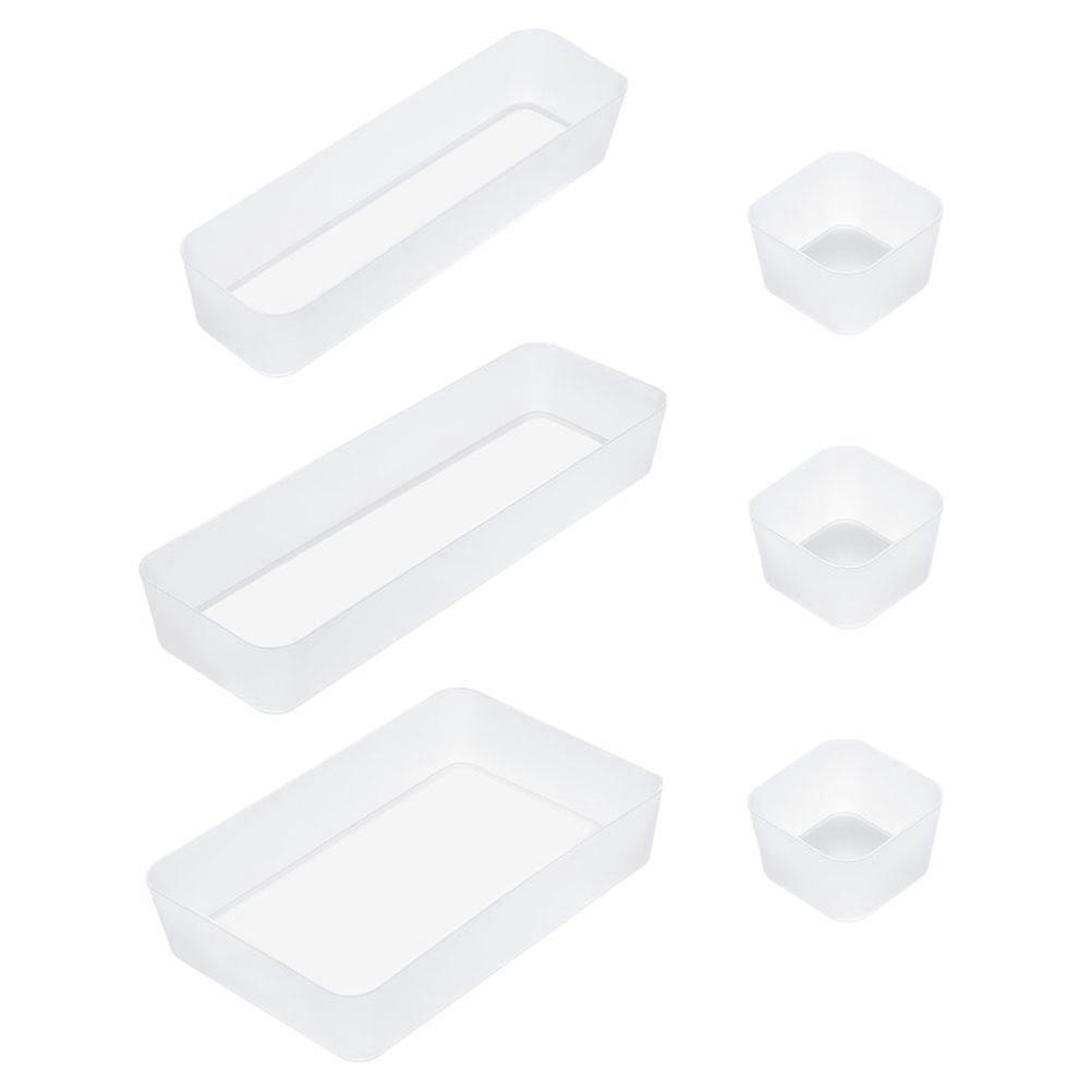 Desktop Storage Organizer Boxes for Storage 1Set Transparent Sundries Box