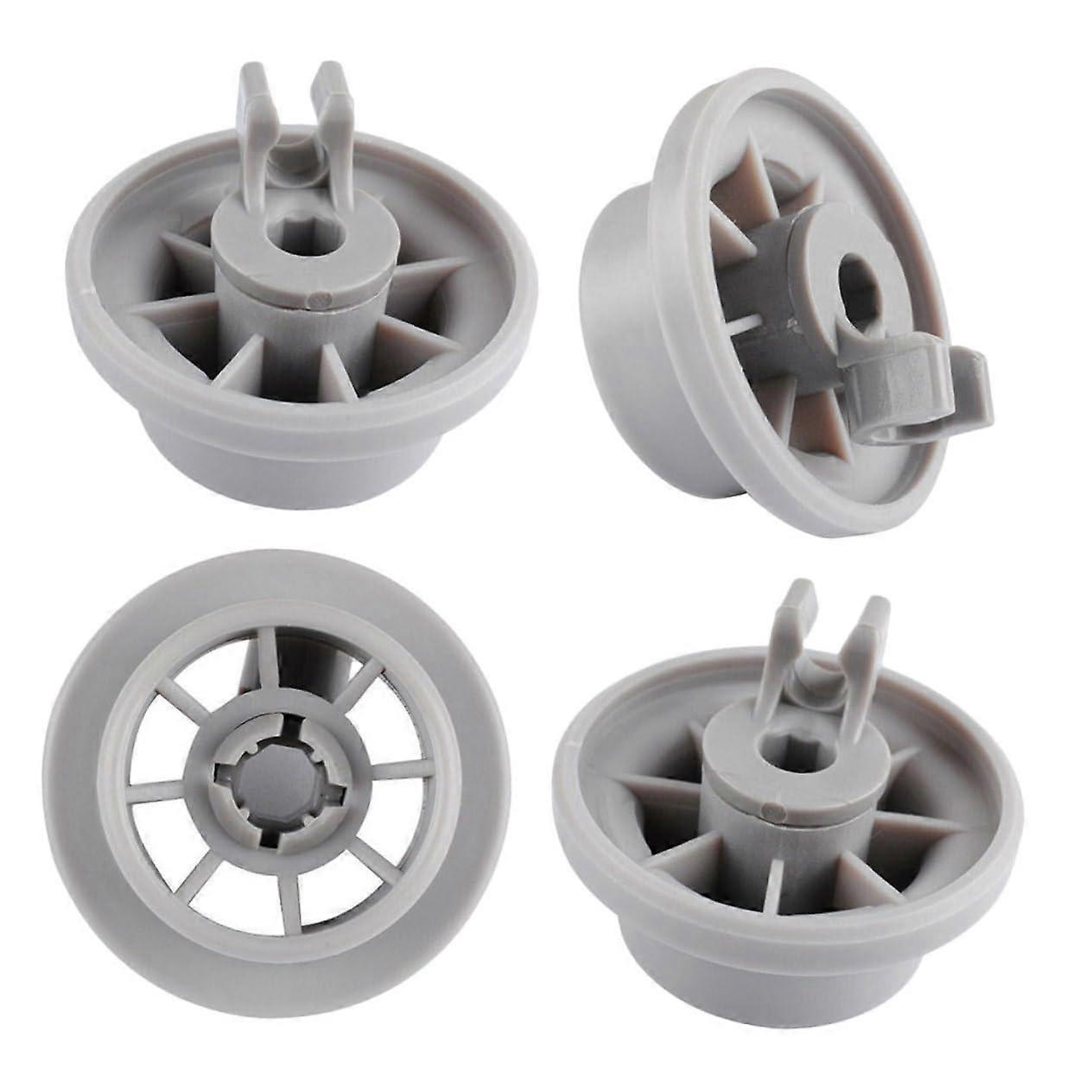 4Piece Dishwasher Wheels Set for 165314 Smooth Glide Lower Rack Rollers Easy Installation