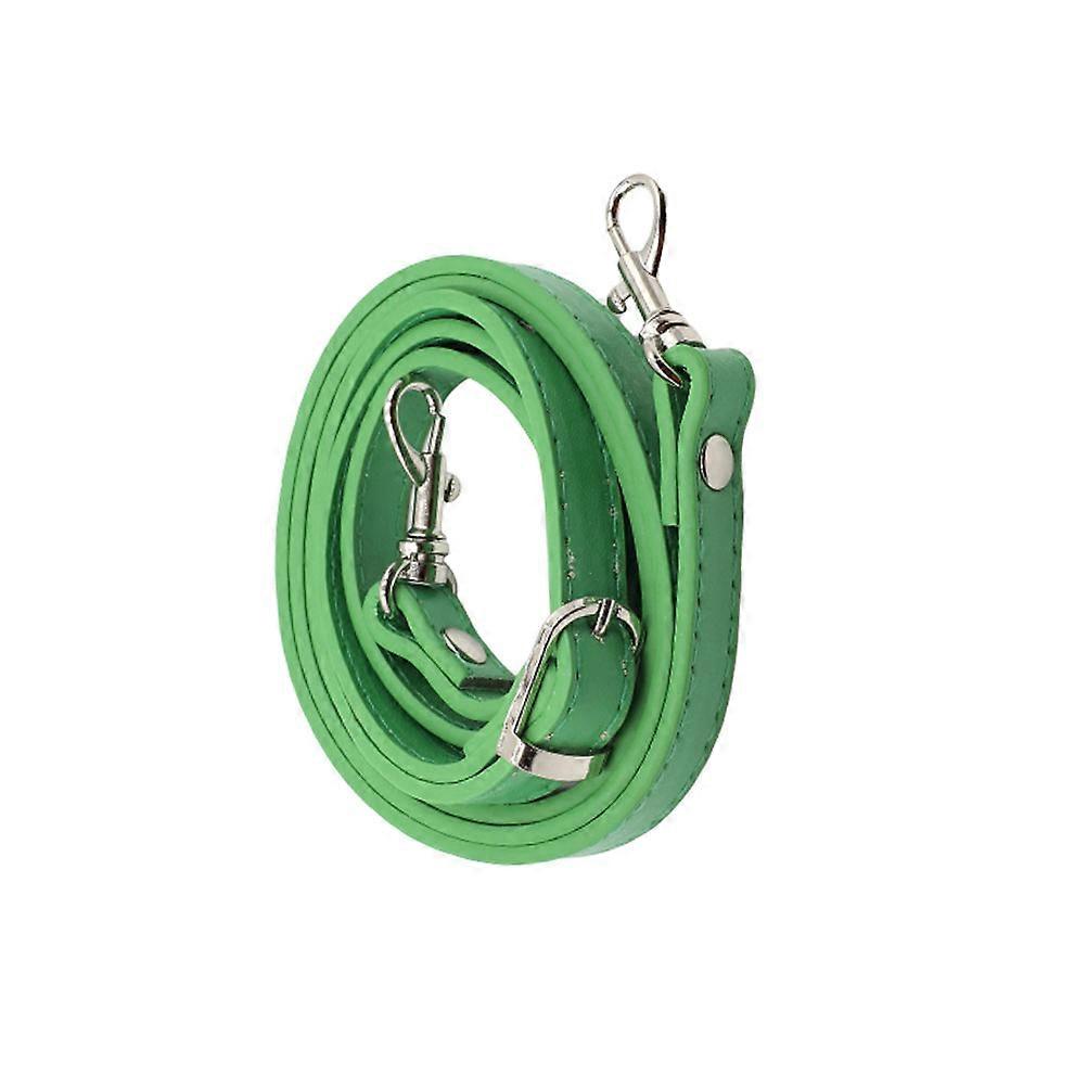 Adjustable Replacement Strap Synthetic Purse Strap Diy Projects Rectangular Shape Green 120cm X 1.2Cm 1Pcs
