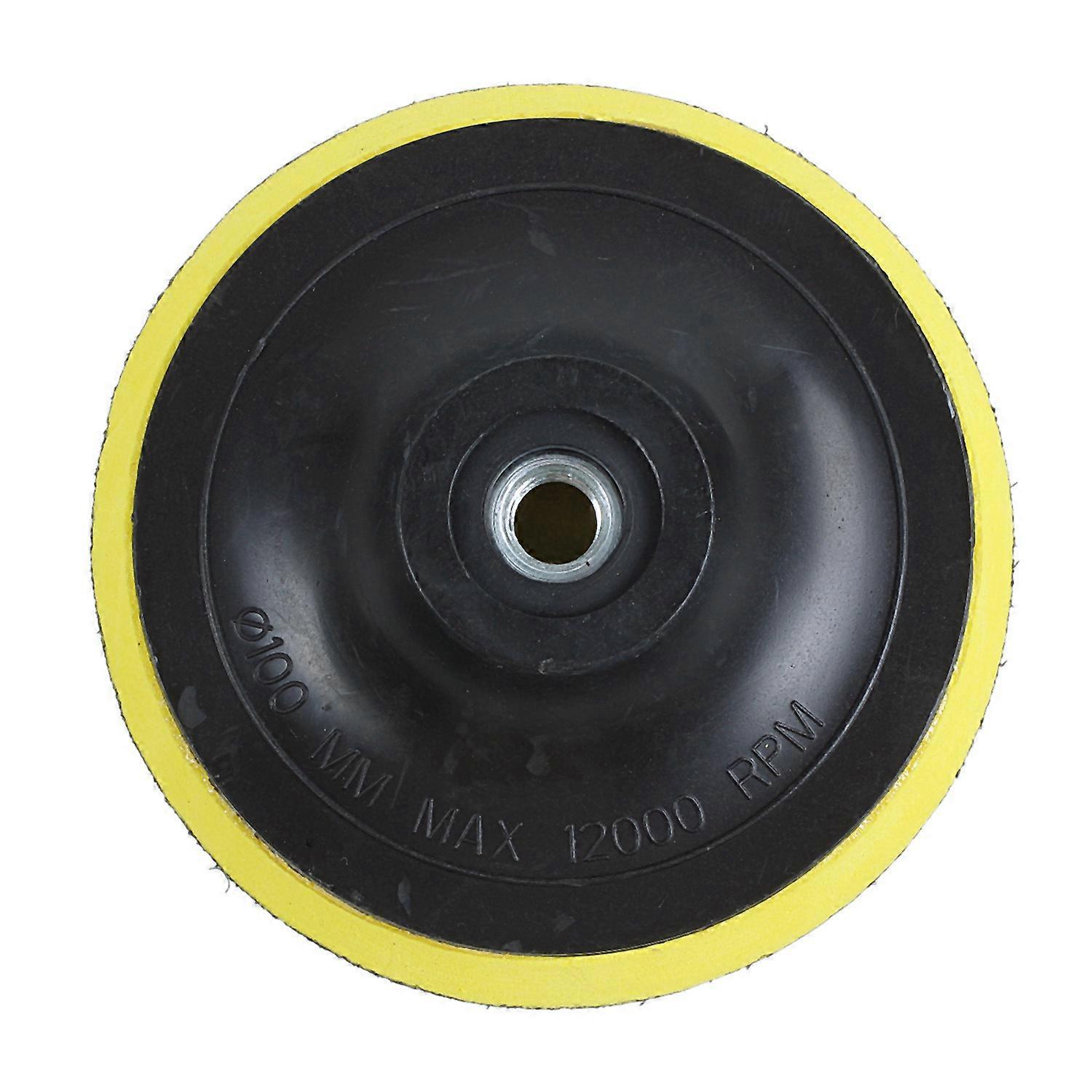 Angle Grinder Sanding Polishing Hook and Loop Backing Pad 4" Dia