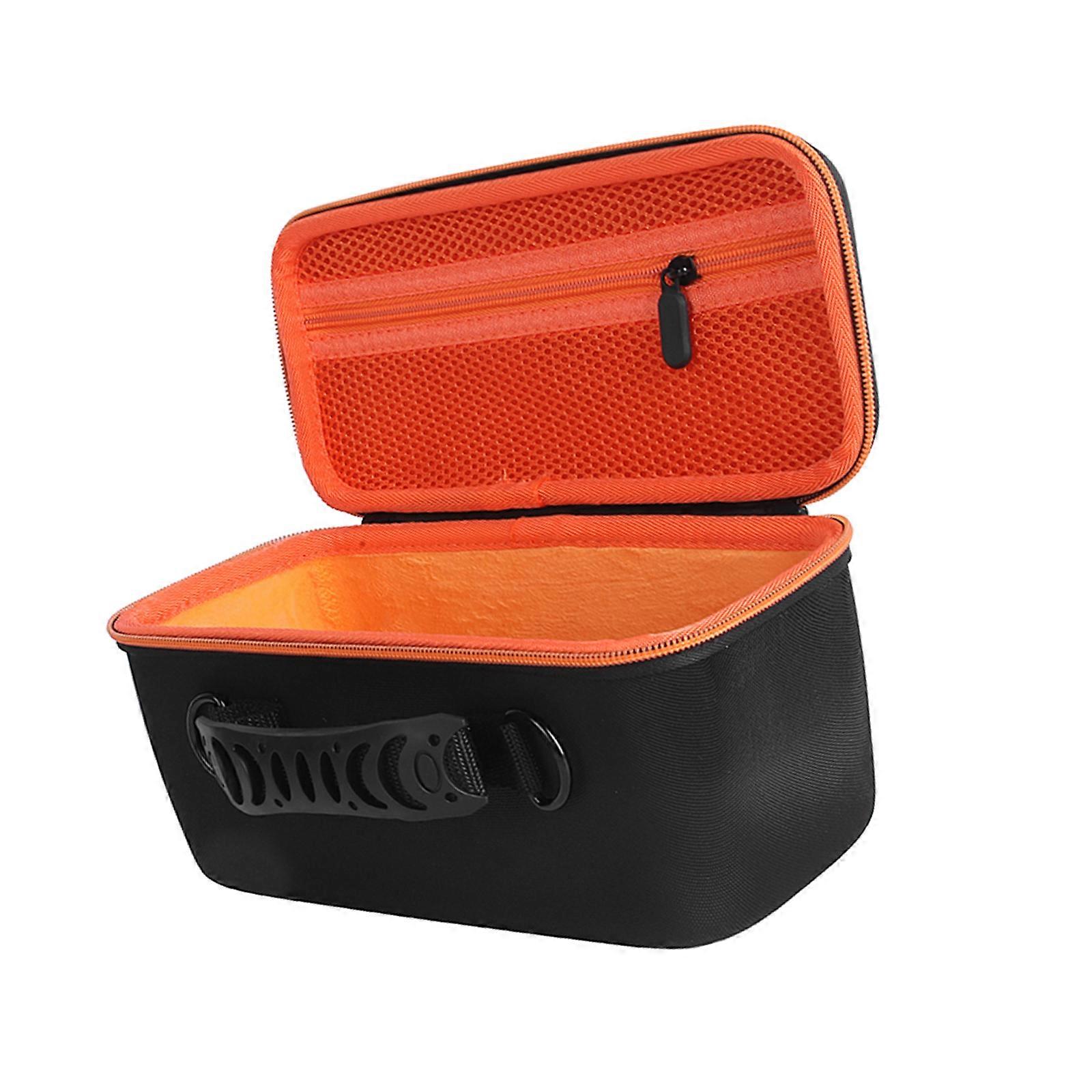 Compactly Protective Bag for Speakers Case with Shoulder Strap AntiScratch Interior to Maintain Device Appearance  interior oranges
