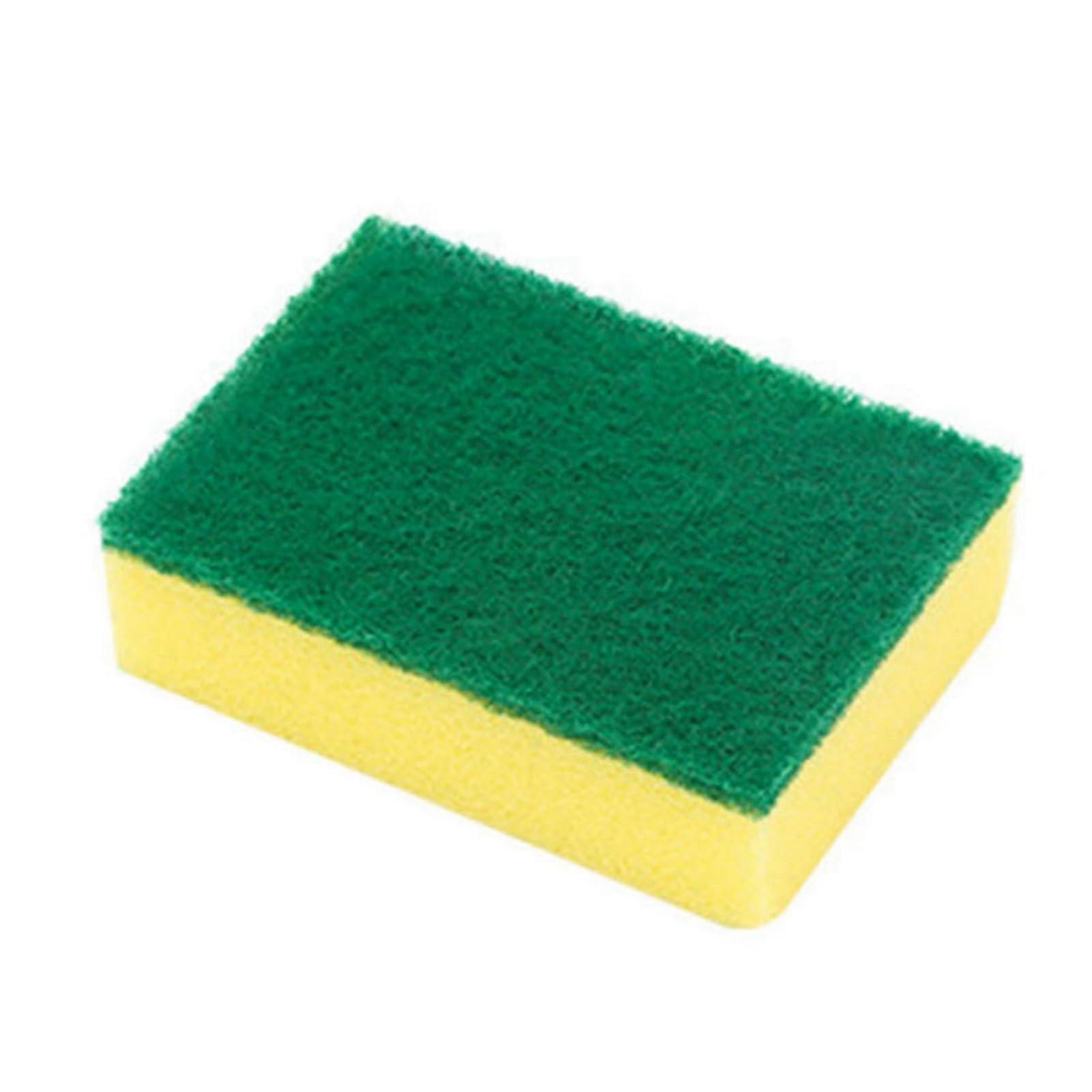 5Pcs Double Sided Kitchen Scrub Sponge Set with  Density Durable Scouring Pads for Dishes