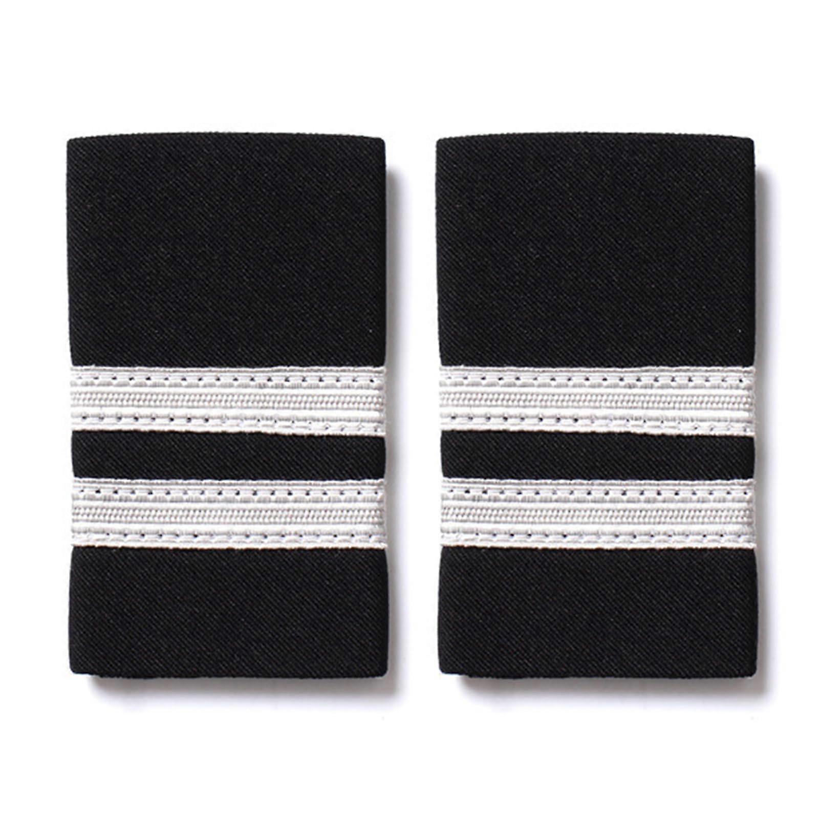 Epaulette Shoulder Decorations 2 Pack Handmade Embroidered Badge Patch for Stage Costumes