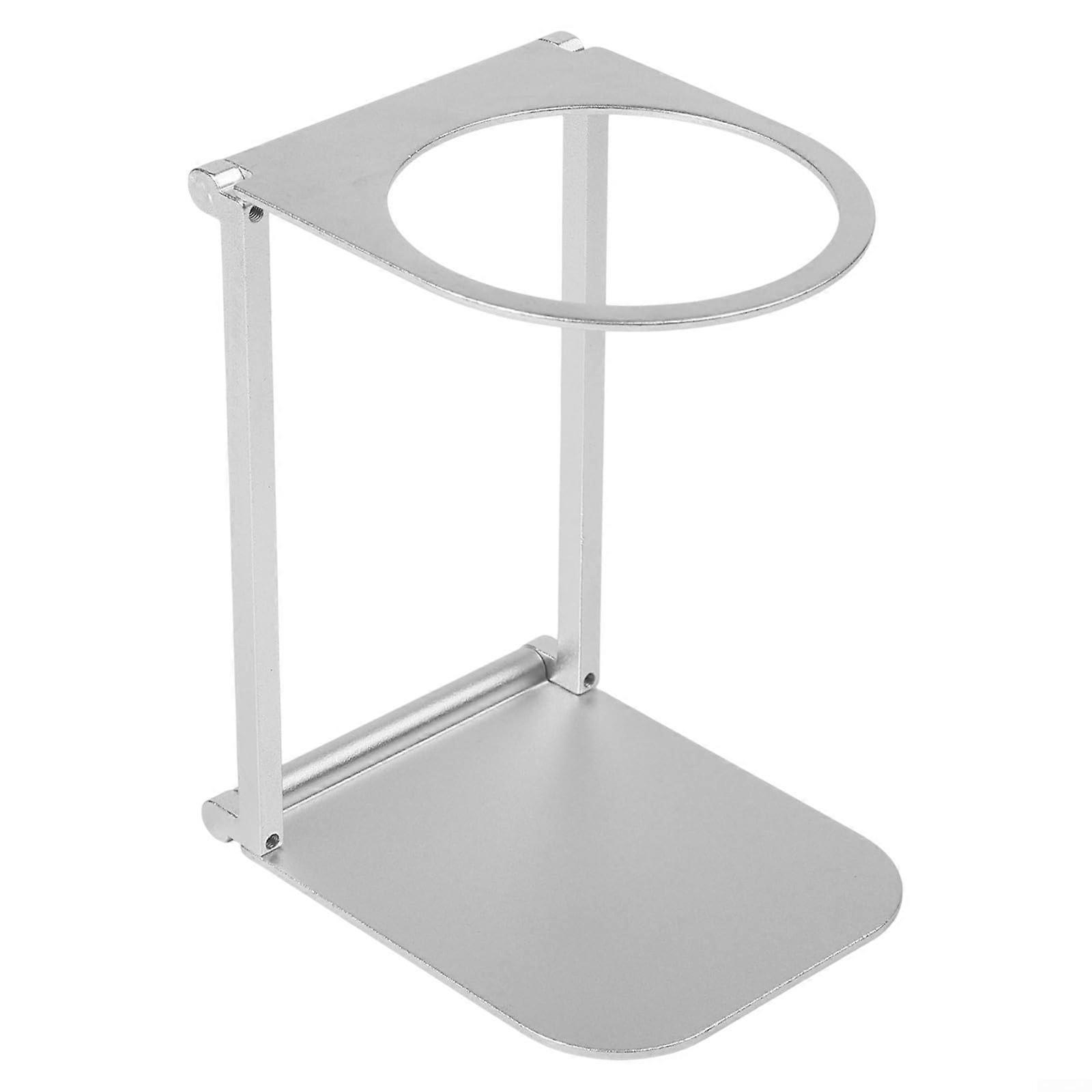 Portable Coffee Machine Stand Stainless Steel Adjustable Height RustResistant for Outdoor Camping