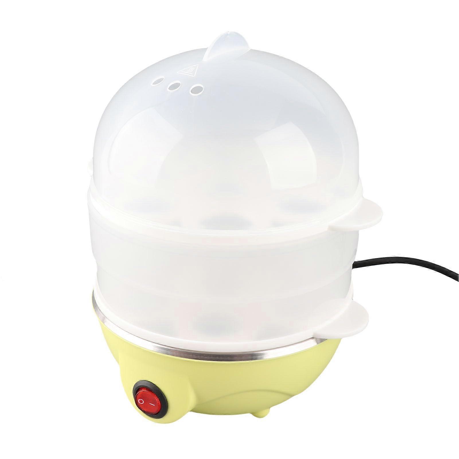 Large Capacity Electric Egg Cooker 14 Egg Double Layer Boiler Fast OneButton Operation for Kitchen
