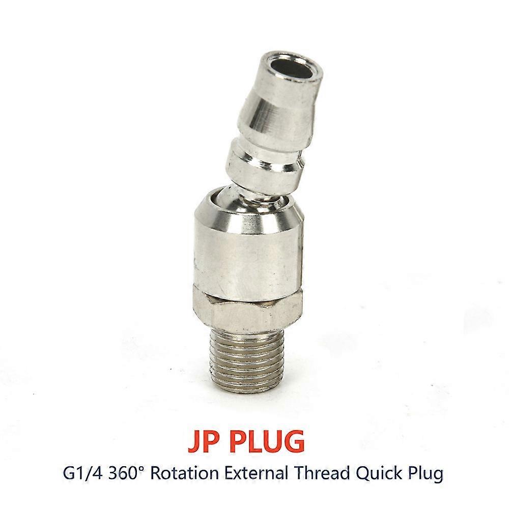 Universal 360° Swivel Pneumatic Quick Joint Air Line Fitting Hose Compressor Quick Release Coupler