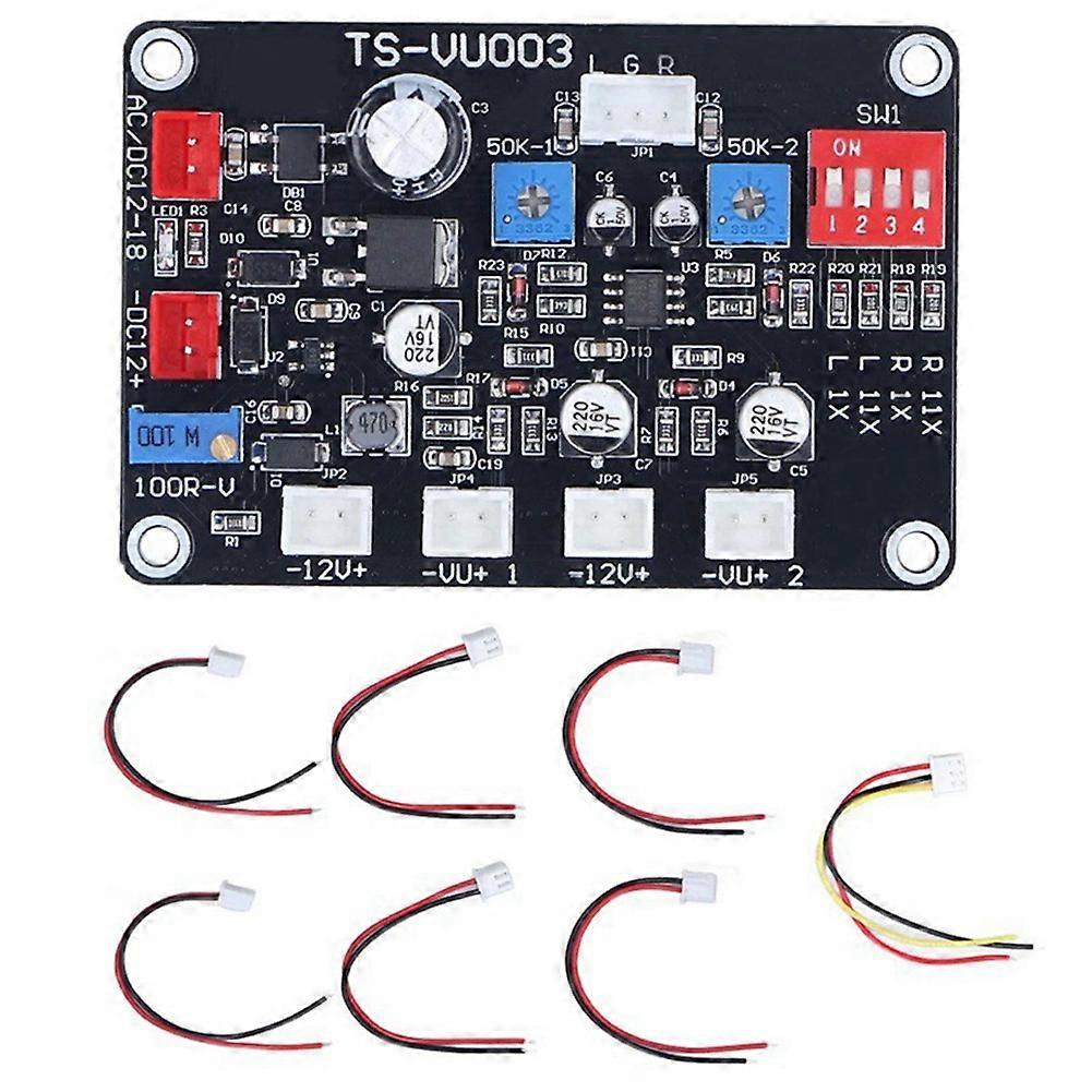 -VU003 VU Meter Driver Board Adjust VU Meter Driver Panel Backlight High-Frequency Low-Pass Panel Ac