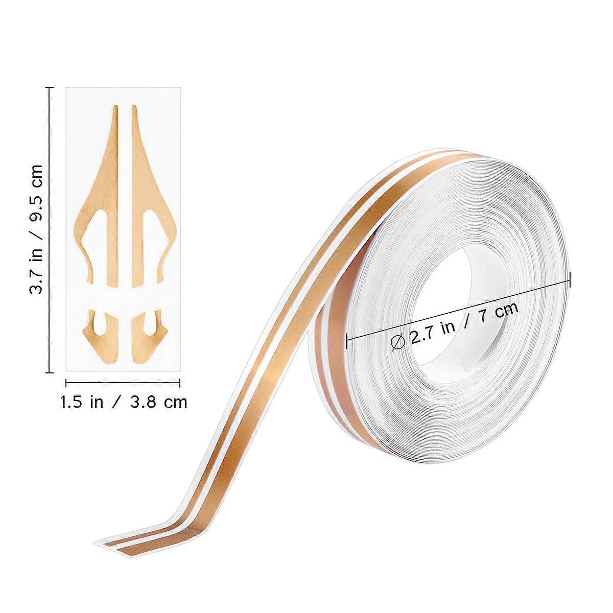 Pull Flower Decor for Car Body Sticker 3Pcs Waist