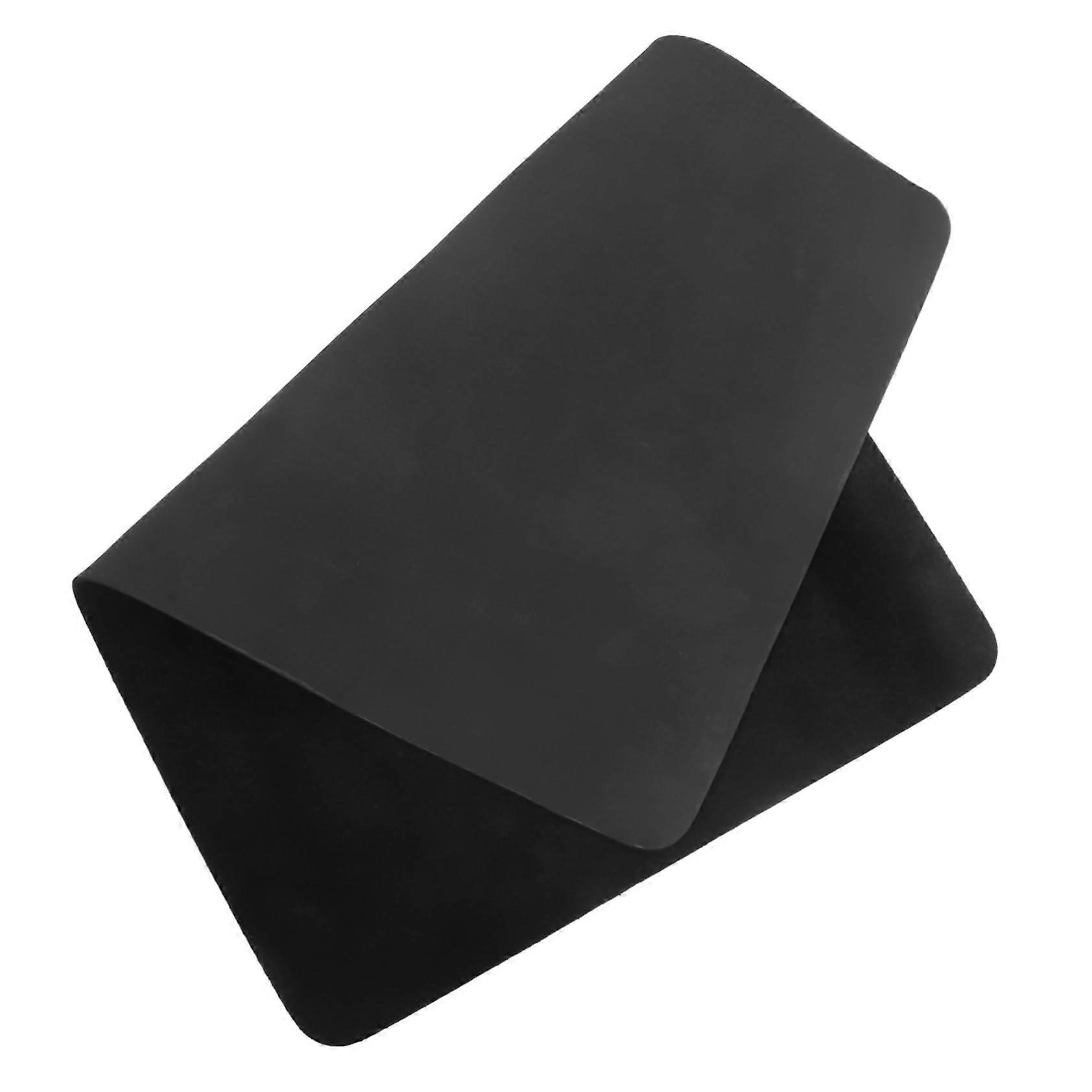 Poker Table Mat for Magic Tricks  Professional Black Cloth Card Surface, Enhanced Card Control