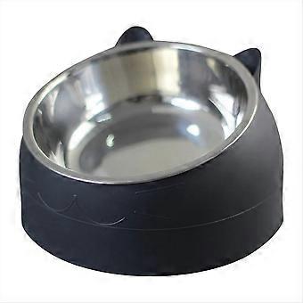 Futternapf für Haustiere, Katzen, Wassernapf für Katzen und Hunde, Schwarz