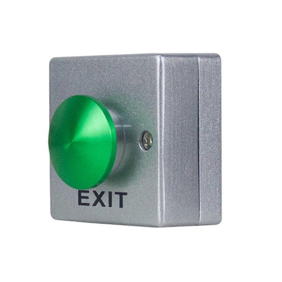 Door Opener Release Button Switch Aluminum Alloy Waterproof Switch Button for Door Access Control S