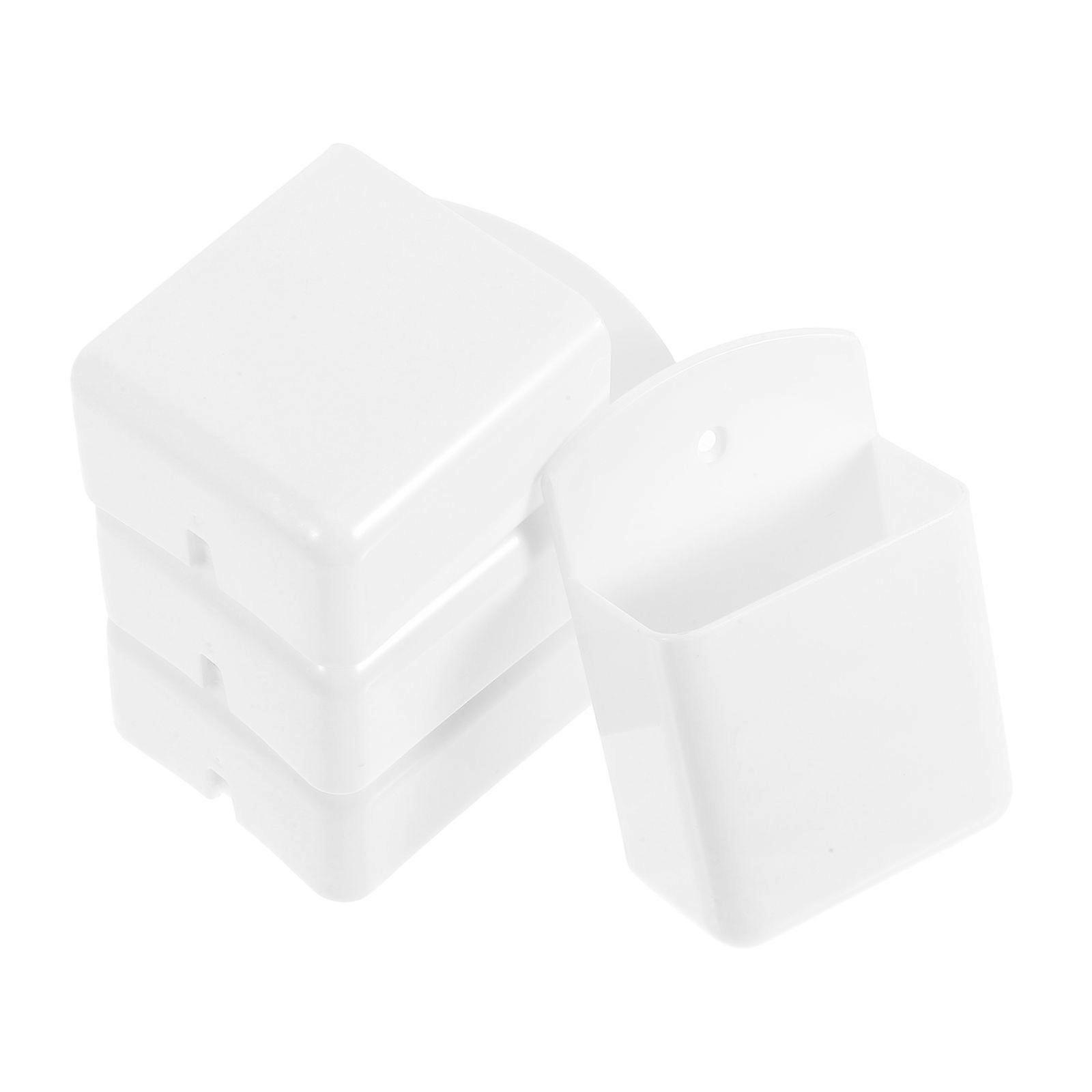 4pcs Air Conditioner Controller Holder Rack Wall Mounted Remote Control Holder