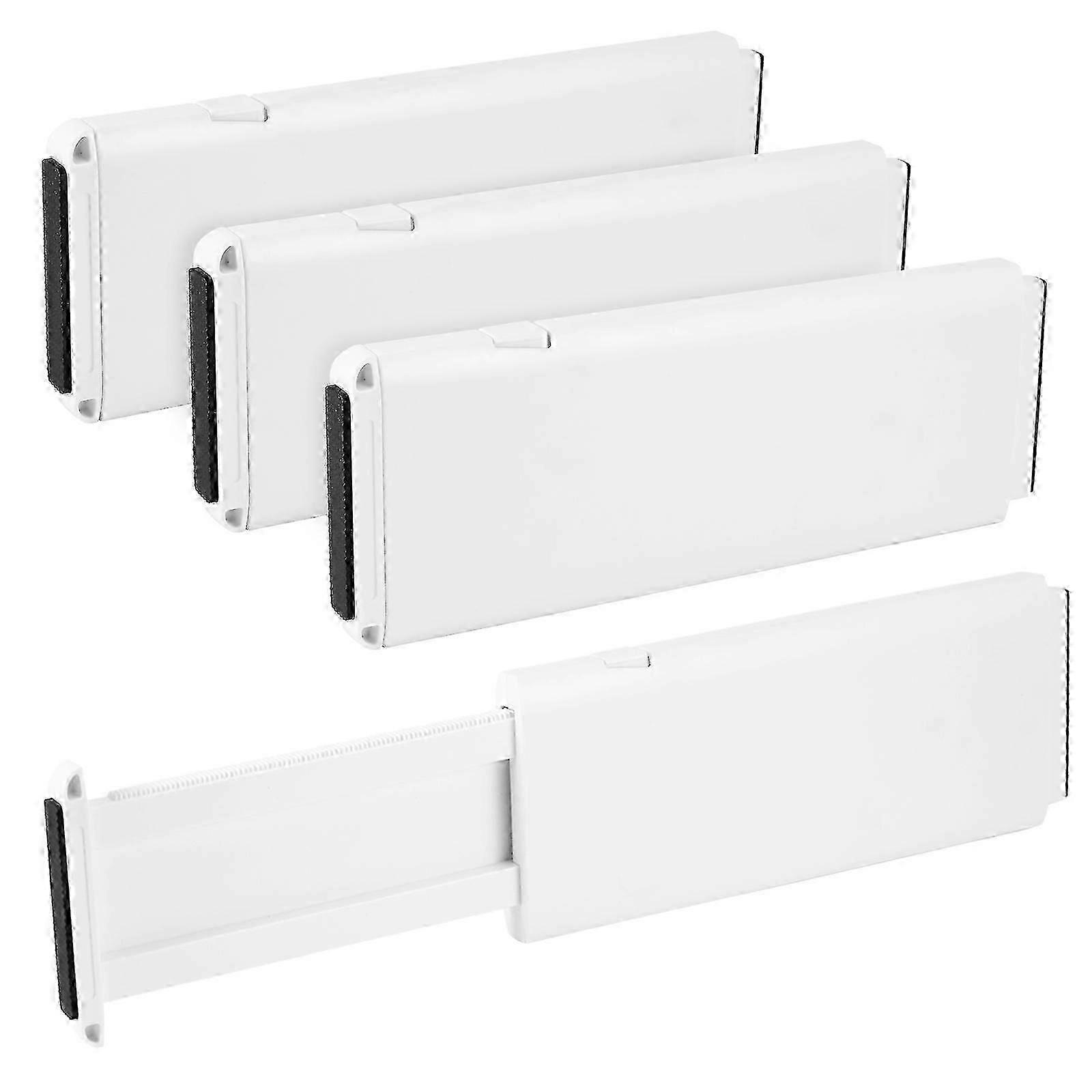 4-Pack Expandable Drawer Dividers, Double Spring, Short Version