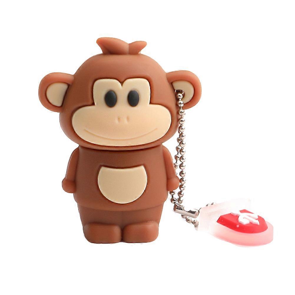 Monkey Shaped USB Flash Drive for Data 32GB Storage