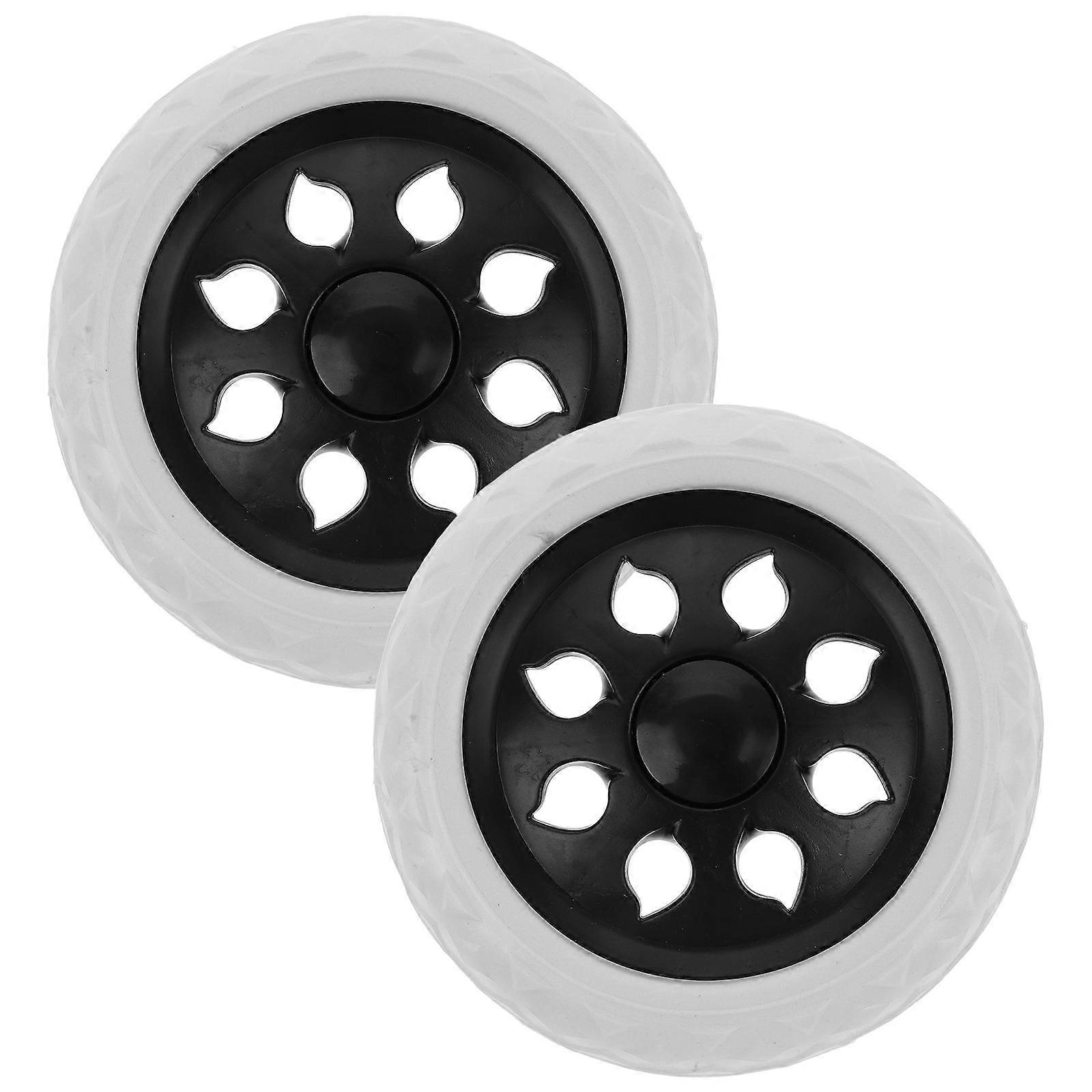 Cart Replacement Wheels Plastic Durable 4Pcs for Lawn Mower Use