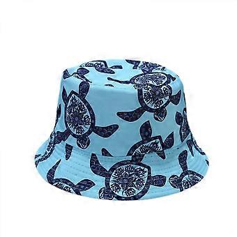Cute Bucket Hat Beach Fisherman Hats for Women, Reversible Double-Side-Wear Unisex (HATG007)