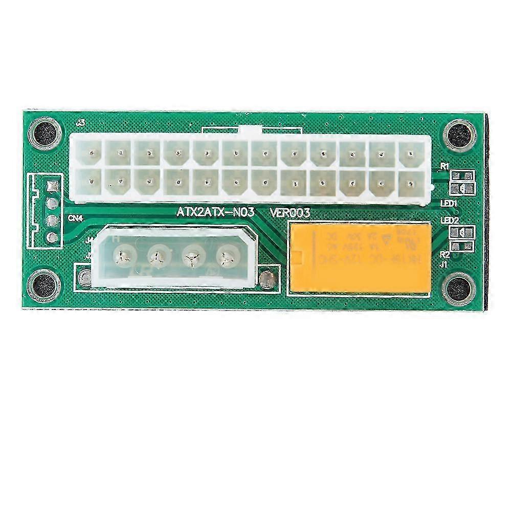 24Pin Dual Power Supply Synchronous Starter Module Cable Wire Extender Board Mining 4PIN