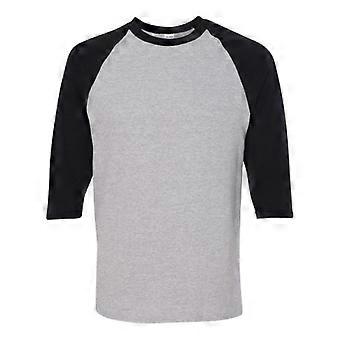 Gildan Heavy Cotton Raglan T-shirt met driekwartmouwen