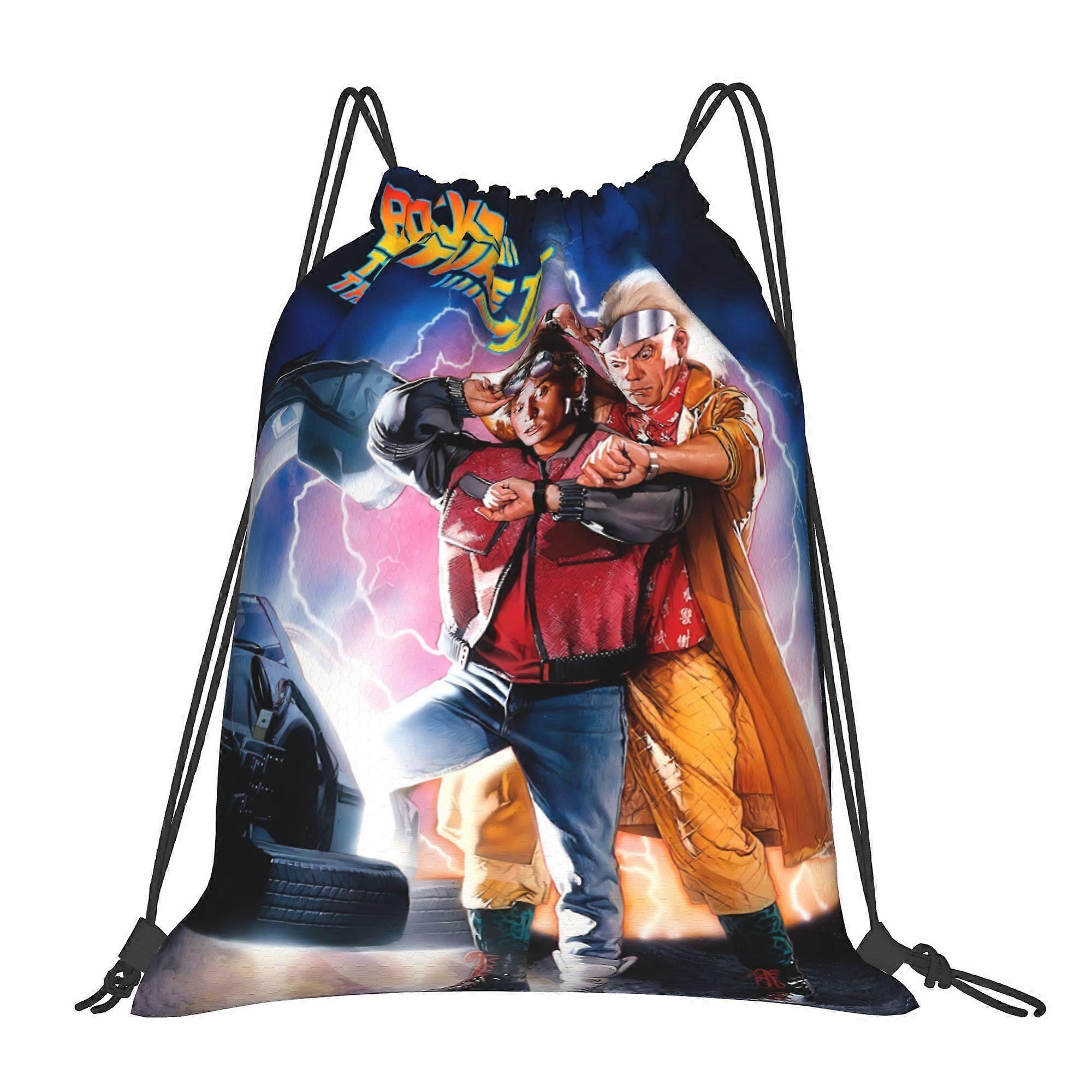 Time Drawstring Bags Backpack-Fqazw