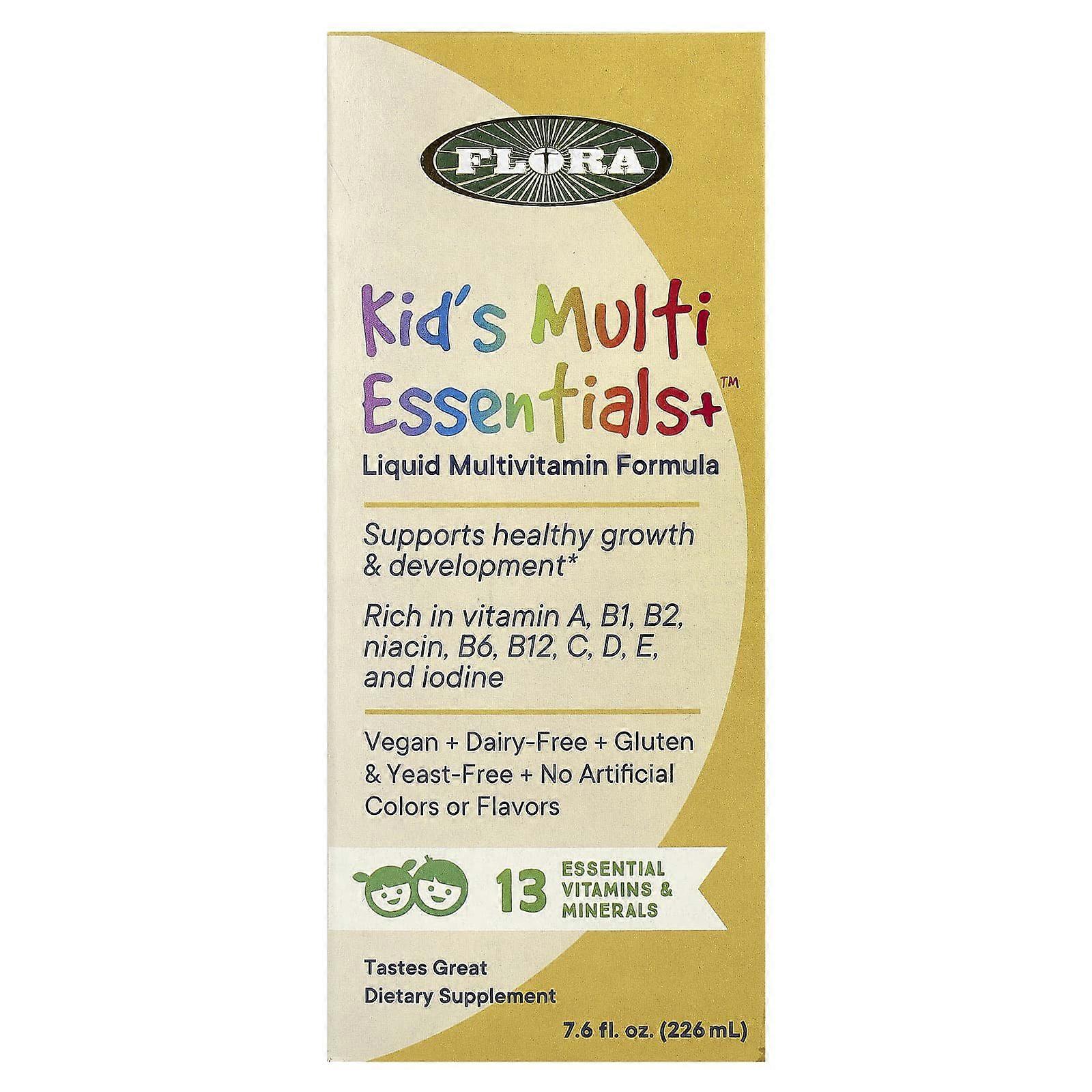 Flora, Kid's Multi Essentials+, Fruit Juice, 7.6 fl oz (226 ml)