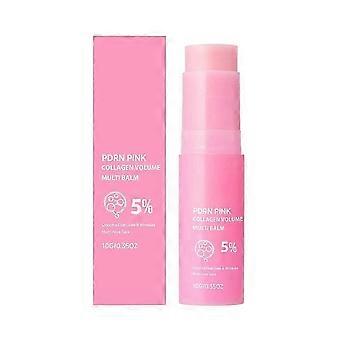 PDRN Pink Collagen Volume Multi Balm Stick – Tragbarer Feuchtigkeits- und Glanz-Pflegestift