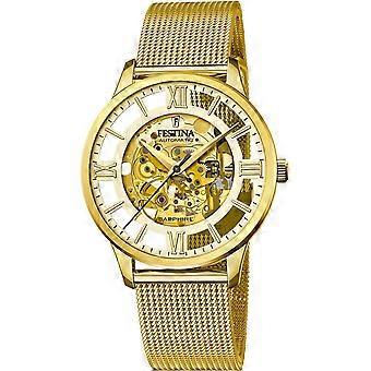 Festina Guld Rostfritt Stål F20667/1 Herrklocka