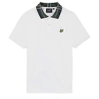 Lyle & Scott Tartan Collar Polo Shirt 