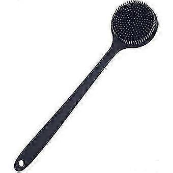 Back Scrubber for Shower Soft Silicone Bath Body Brush with Long Handle