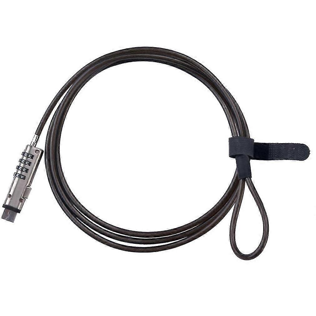4 Digital Universal Lock Usb Laptop Security Cable Lock For Computer