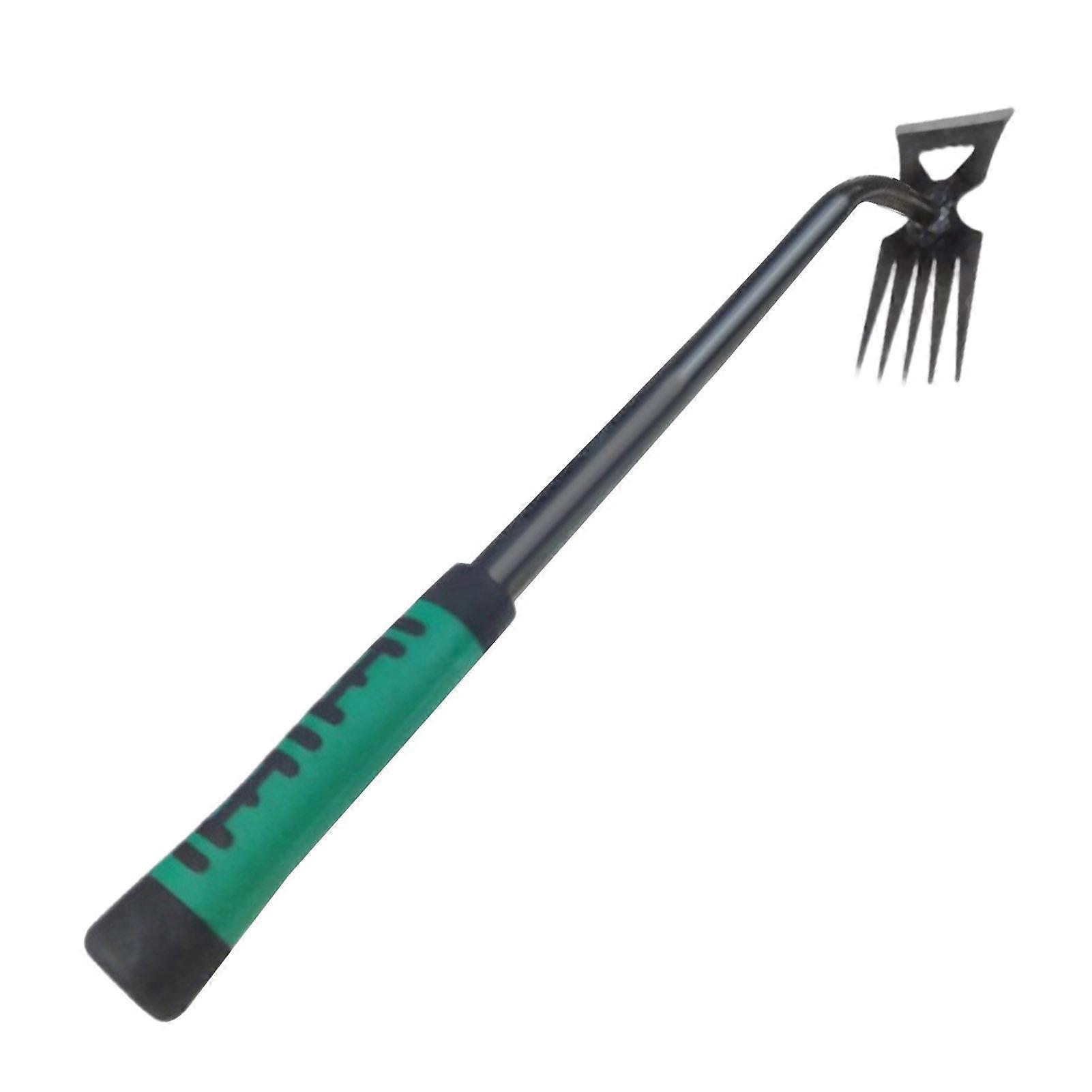 Weeding Artifact Uprooting Garden Weeding Tool with Non-Slip Handle Rustproof High Strength Efficient Weed Puller Hand Tool