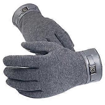 Winter Männer Full Finger Warm Touch Screen Handschuhe Fahrrad Fahrrad Fäustlinge Weihnachten Geschenk Qinhai