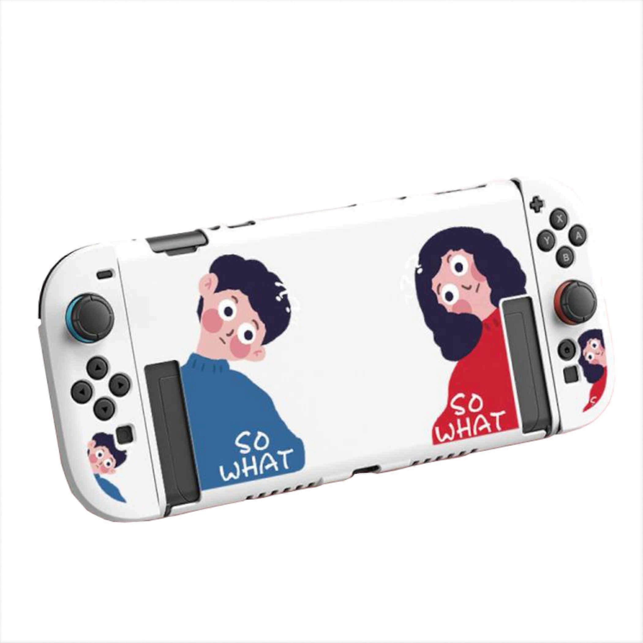 Flexible TPU protective case for Nintendo Switch 2 with Sowhat logo design